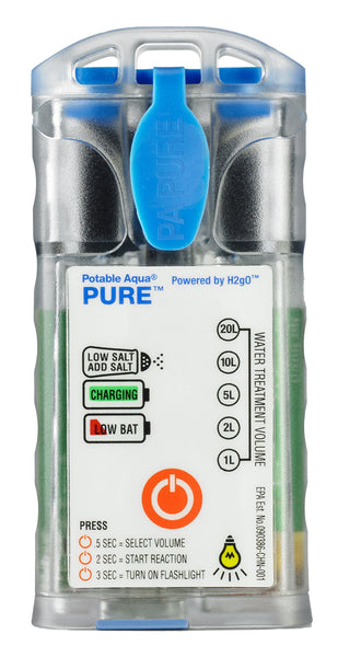 Potable Aqua Pure Portable Electrolytic Water Purifier Device