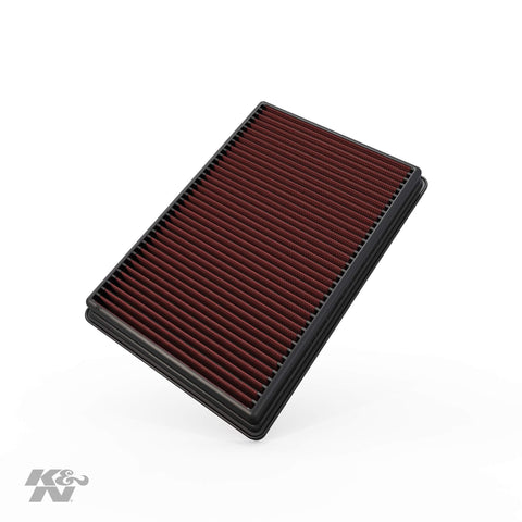 K&N engine air filter, washable and reusable:  2002-2019 Dodge Ram Truck V6/V8/V10 (1500, 2500, 3500, 4500, 5500) 33-2247