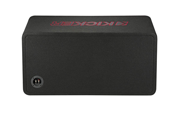 KICKER 45DL7R122 Dual 12" L7R 2-Ohm Loaded Vented Enclosure - 1200 Watts RMS