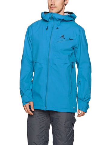 SALOMON Men's QST Guard 3L Jacket, Hawaiian Surf, Large