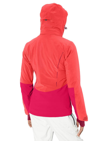 Salomon Women's Icecrystal JACKET , Hibiscus, Small