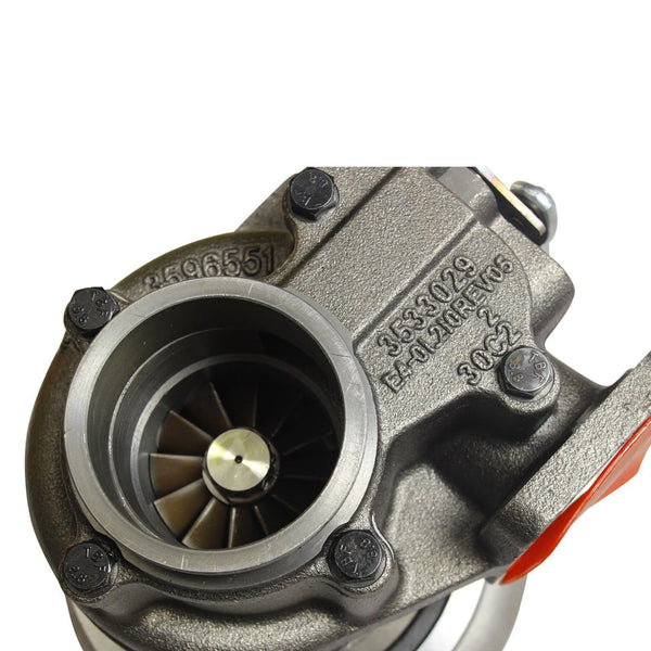 BLACKHORSE-RACING Diesel Turbocharger HX35 HX35W Turbo Charger with Internal Wastegate Turbine Fit for 1999 2000 2001 2002 Dodge Ram 2500 3500 5.9L Truck 6BT Cummins Engine (3592766)