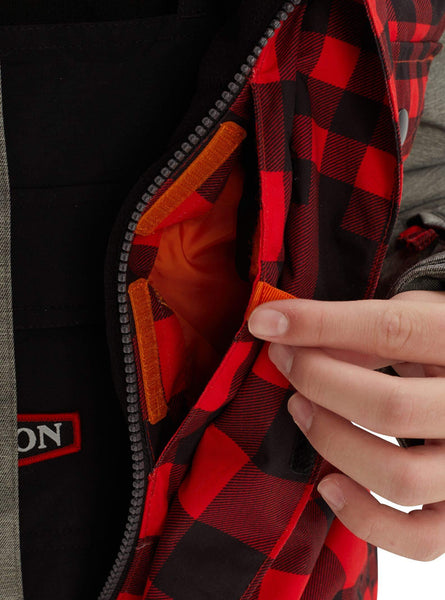 Burton Kids' Uproar Jacket, Buffalo, Large