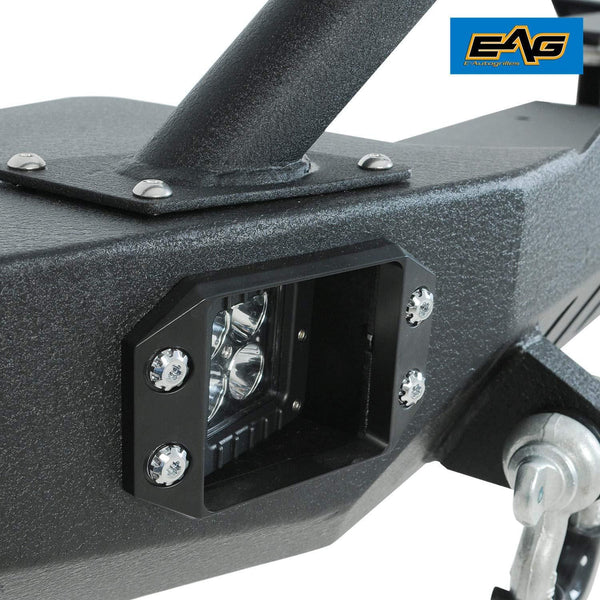 EAG Front Bumper with LED Lights and Winch Plate