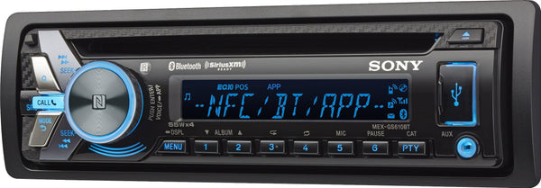 Sony MEXGS610BT GS Series CD Receiver with Bluetooth, NFC & App Remote