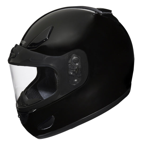 Raider Full-Face Snowmobile Helmet (Black, X-Large)