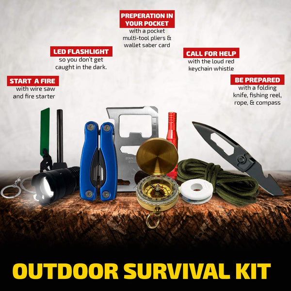 Emergency Trauma Tactical Kit - First Aid SurvivalKit - First Medical Portable Kit for Military Car Boat Home Office Hiking Camping Hunting Travel Adventures Earthquake - Survival Gear Kit Medical