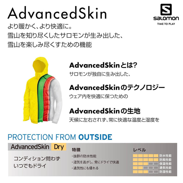 Salomon Men's Qst Guard JACKET , MOROCCAN BLUE/Reflecting, Large