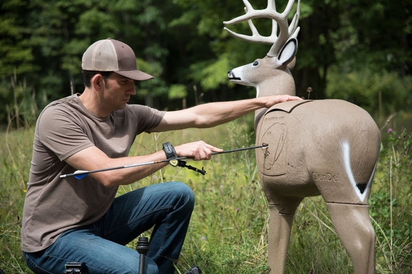 GlenDel Full-Rut Buck 3D Archery Target with Replaceable Insert Core, GlenDel Full-Rut Buck w/4-sided insert