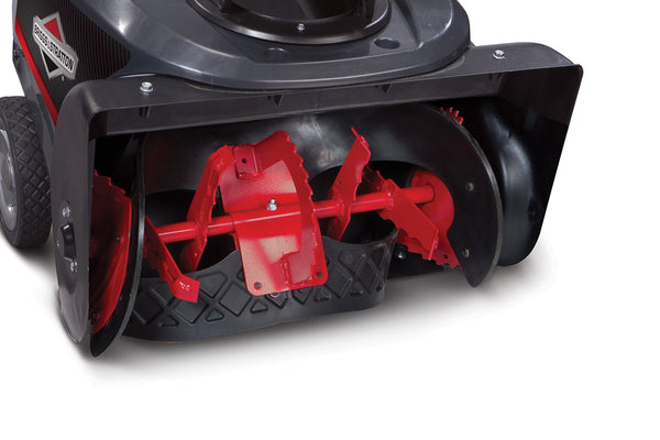 Briggs & Stratton 1696741 Single Stage Snow Thrower with Snow Shredder Auger and 250cc Engine with Electric Start, 22-Inch