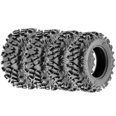 Terache 28x9-12 28x11-12 ATV UTV Tires 8 PR Tubeless TE-AT [Bundle]