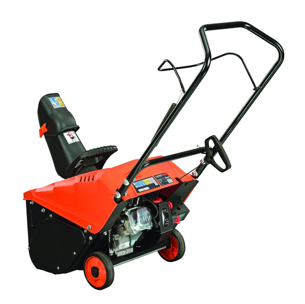 YARDMAX YB4628 Single Stage Snow Thrower, 87cc, 18"