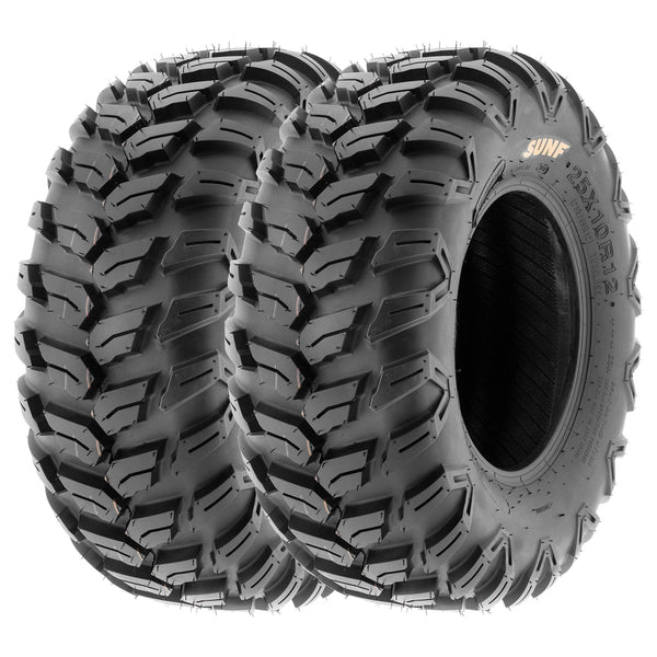 SunF 26x9R12 26x11R12 ATV UTV Tires 6 PR Tubeless A043 [Bundle]