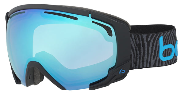 Bolle Supreme OTG Matte Modulator 2.0 Vermillion Blue NXT Googles, Black/Neon Blue, One Size