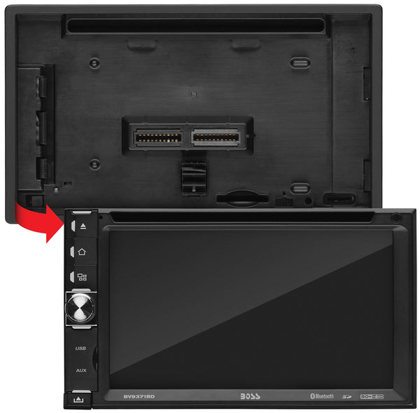 BOSS Audio Systems BV9371BD Car DVD Player - Double Din, Bluetooth Audio and Hands Free Calling, 6.2 Inch Touchscreen LCD, MP3, CD, DVD, USB, SD, Aux-in, AM/FM, Detachable Front Panel