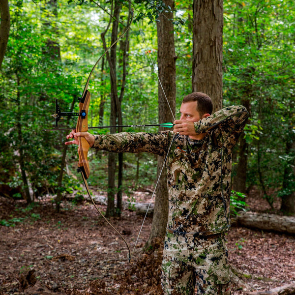 KESHES Archery Carbon Hunting Arrows for Compound & Recurve Bows - 30 inch Youth Kids and Adult Target Practice Bow Arrow - Removable Nock & Tips Points (12 Pack)