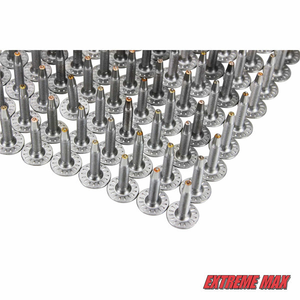 Extreme Max 5001.5529 144-Stud Track Pack with Round Backers, 1.625" Stud Length