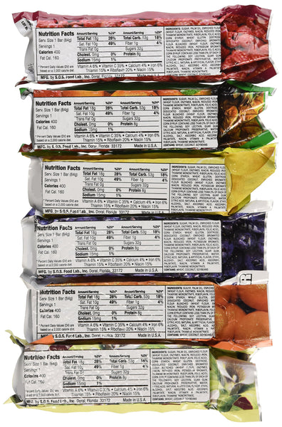 Millennium Energy Bars Assorted Flavors 36- pack including Emergency guide by Millenium foods