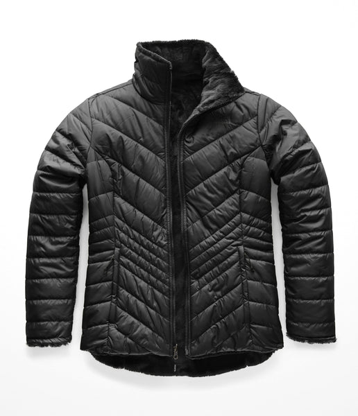 The North Face Women's Mossbud Insulated Reversible Jacket, TNF Black, Large