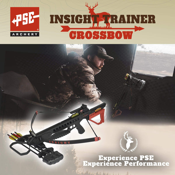 PSE Insight Trainer Crossbow for Youth and Kids - Includes 10 Bolts