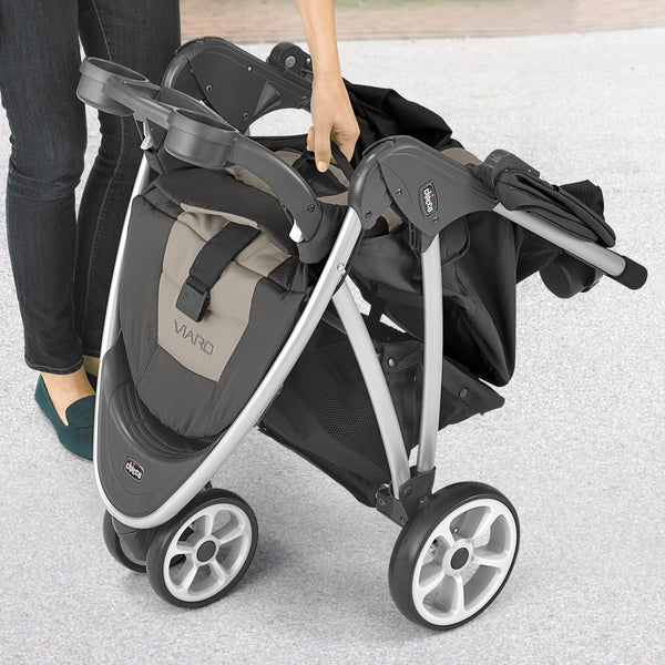 Chicco Viaro Quick-Fold Stroller, Graphite
