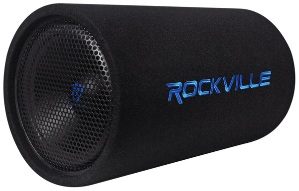 Rockville RTB12A 12" 600w Powered Subwoofer Bass Remote+Amp Kit