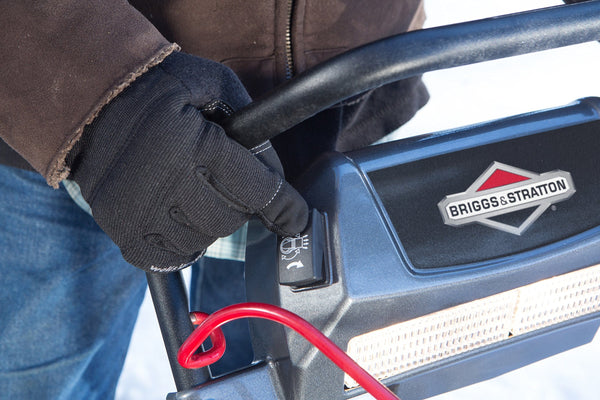 Briggs & Stratton 1696741 Single Stage Snow Thrower with Snow Shredder Auger and 250cc Engine with Electric Start, 22-Inch