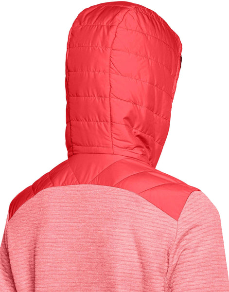 Salomon Women's Right Nice Hybrid Hoodie , Hibiscus, X-Large