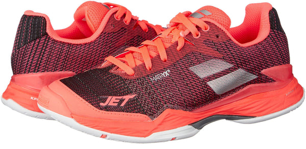 Babolat Women's Jet Mach II All Court Tennis Shoes, Fluo Pink/Silver/Fandango Pink (6 B(M) US) [product _type] Babolat - Ultra Pickleball - The Pickleball Paddle MegaStore