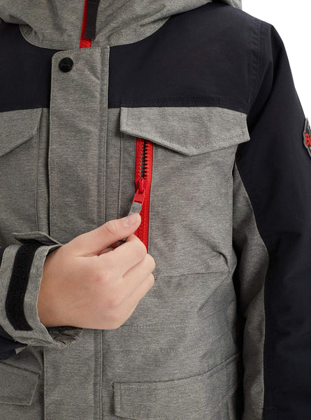 Burton Kids & Baby Covert Jacket, Bog Heather/True Black, Large