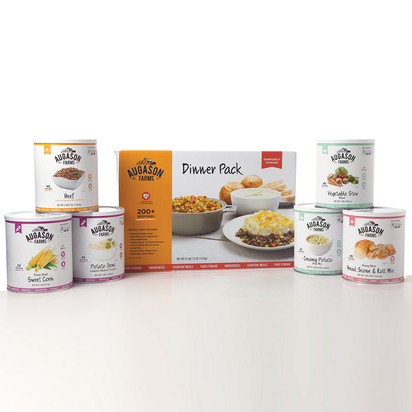 Augason Farms Dinner Pack Emergency Food Storage Kit 15 lbs 8.1 oz