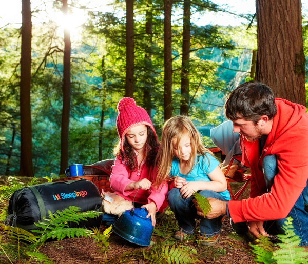 Sleepingo Double Sleeping Bag for Backpacking, Camping, Or Hiking, Queen Size XL! Cold Weather 2 Person Waterproof Sleeping Bag for Adults Or Teens. Truck, Tent, Or Sleeping Pad, Lightweight