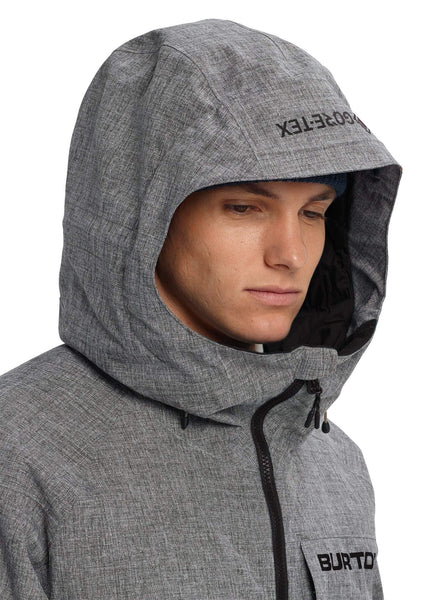 Burton Men's Gore-Tex Radial Shell Jacket, Bog Heather, Medium