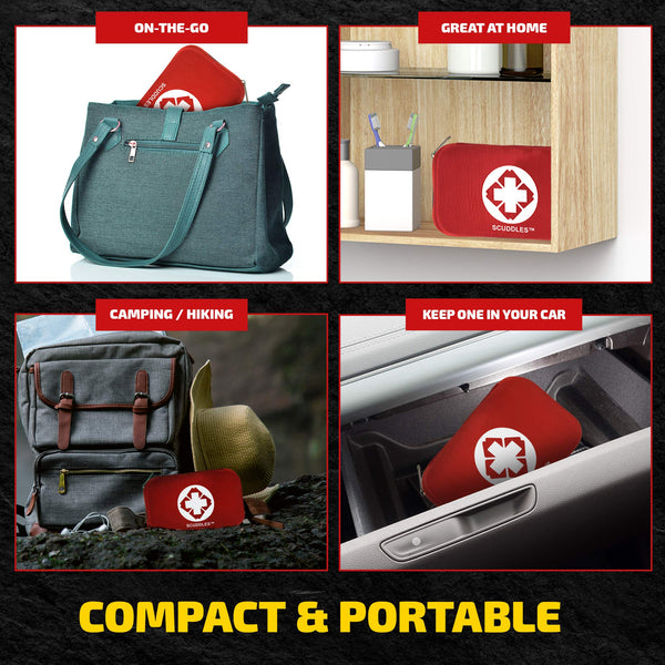 Emergency Trauma Tactical Kit - First Aid SurvivalKit - First Medical Portable Kit for Military Car Boat Home Office Hiking Camping Hunting Travel Adventures Earthquake - Survival Gear Kit Medical