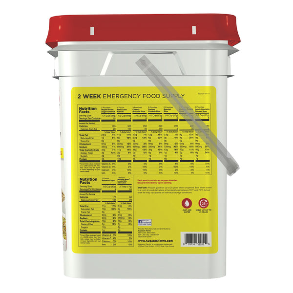 Augason Farms 2-Week 1-Person Emergency Food Supply Kit 14 lbs 5 oz