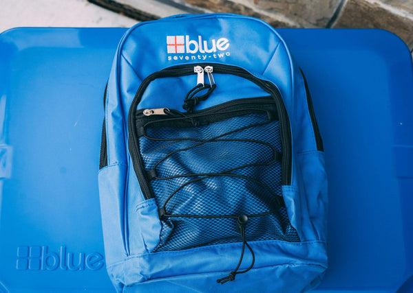 Blue Coolers Blue Seventy-Two | 72 Hour Emergency Backpack Survival Kit for 1 Person | Survival Kit for Roadside, Earthquake, Tornado, Hurricane, and Other Emergencies