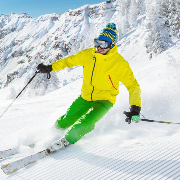 ALKAI Alta Ski Goggles, Snowboard Goggles Anti-Fog, 100% UV Protection, Double-Layer Spherical Lenses, Helmet Compatible Medium Fit Snow Goggles for Men & Women