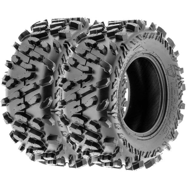 Terache 28x9-12 28x11-12 ATV UTV Tires 8 PR Tubeless TE-AT [Bundle]
