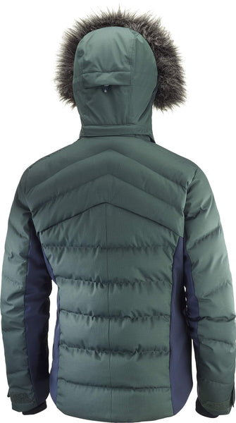 SALOMON Women's Stormcozy JKT W, Green Gab, Small