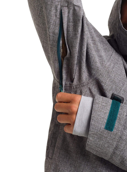 Burton Men's Men's Gore-tex Doppler Jacket, Bog Heather/Denim, Medium