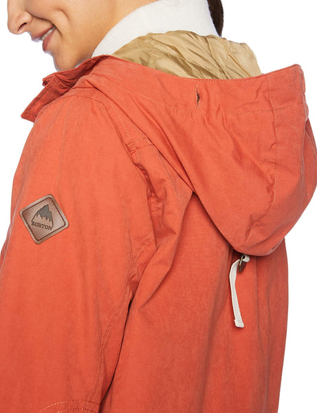 Burton Women's Albury Parka Jacket, Hot Sauce, Small