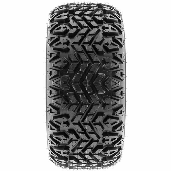 Set of 2 SunF G003 all-Terrain UTV & Golf-Cart Turf Tires 25x10.5-12, 4 Ply, Tubeless - Lawn & Garden