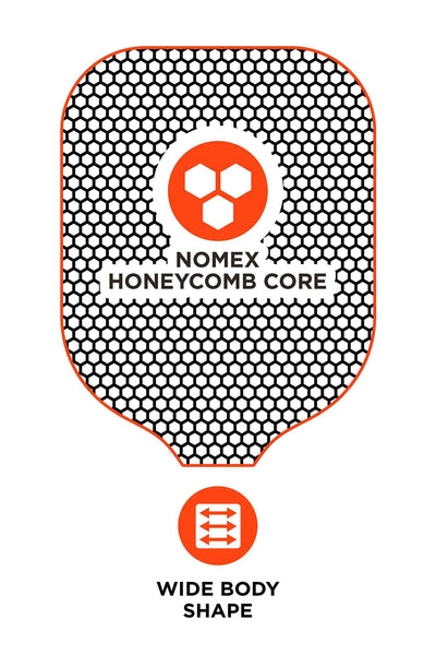 ONIX Graphite Z5 Pickleball Paddle (Graphite Carbon Fiber Face with Rough Texture Surface, Cushion Comfort Grip and Nomex Honeycomb Core for Touch, Control, and Power) [product _type] Onix - Ultra Pickleball - The Pickleball Paddle MegaStore