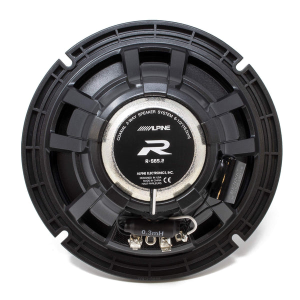 Alpine R-S65.2 R-Series 6 1/2-inch Coaxial 2-Way Speakers (Pair)