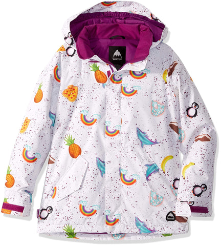 Burton Girls' Elodie Jacket, Fizzle, Medium