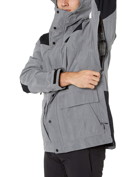 Burton Men's Cloudlifter Jacket, True Black Distress/True Black, Medium