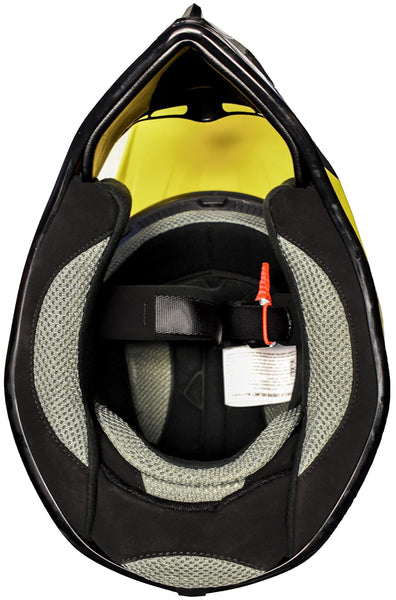 Typhoon Youth Kids Offroad Gear Combo Helmet Gloves Goggles DOT Motocross ATV Dirt Bike MX Motorcycle Yellow, Large