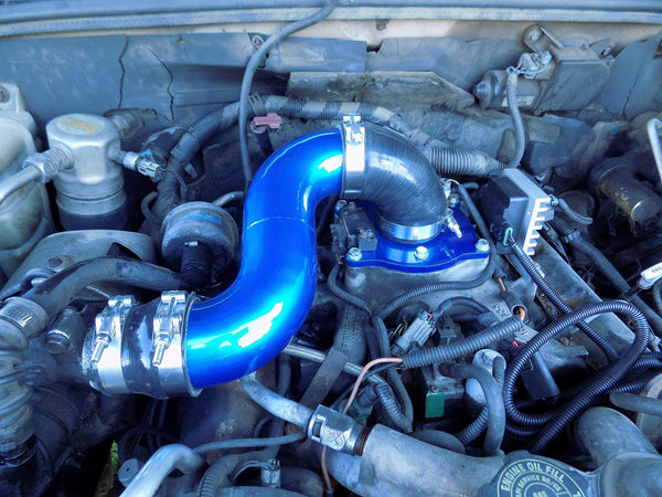 Turbo to KBDP Intake Connector Tube for 6.5l Diesel Chevy GMC Made In USA (Dark Candy Red)