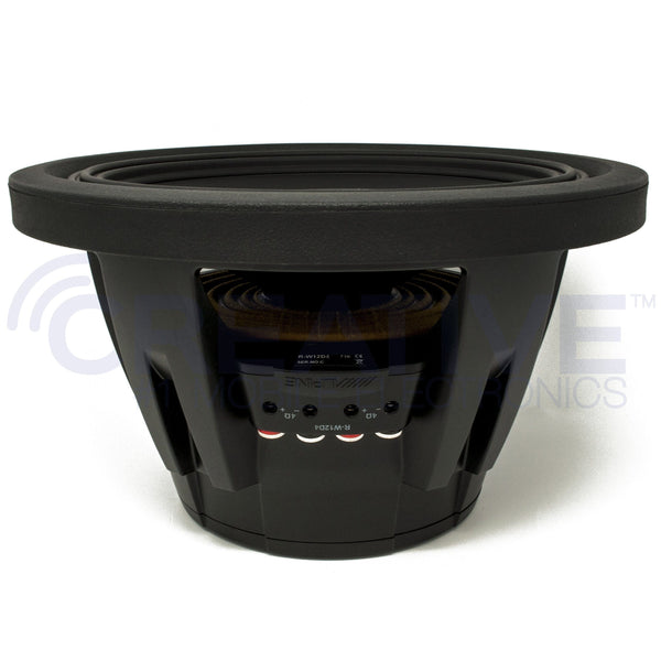 Alpine Two R-W12D4 R-Series 12-Inch Dual 4 Ohm Subwoofers bundle