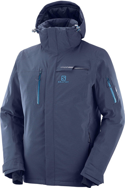 SALOMON Men's Brilliant JKT Night Sky, Medium